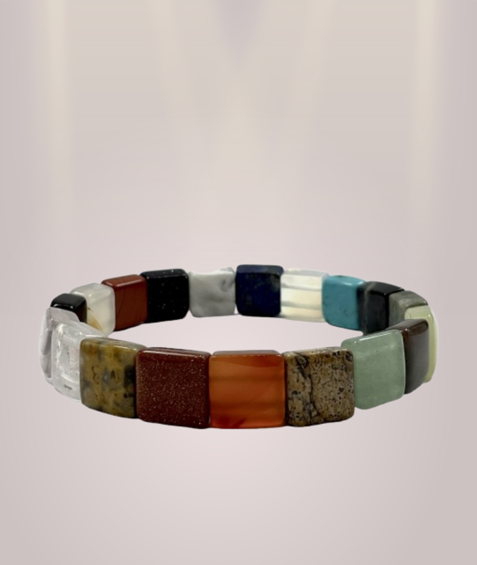 7 CHAKRA PYRAMID BRACELET